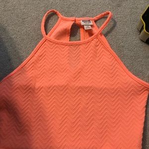 Mossimo size large peach halter top dress